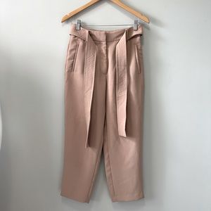 Wilfred Cropped Trousers Tan/ Beige size 4